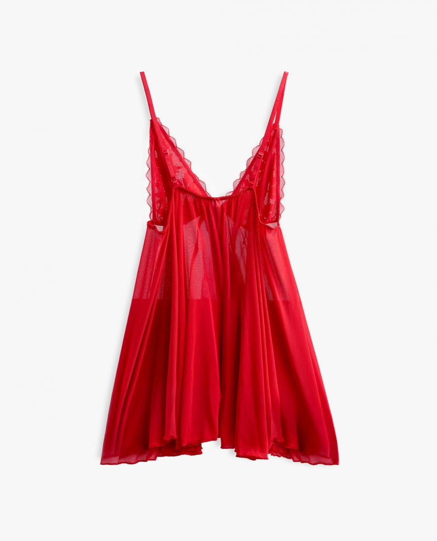 Babydoll Rosso